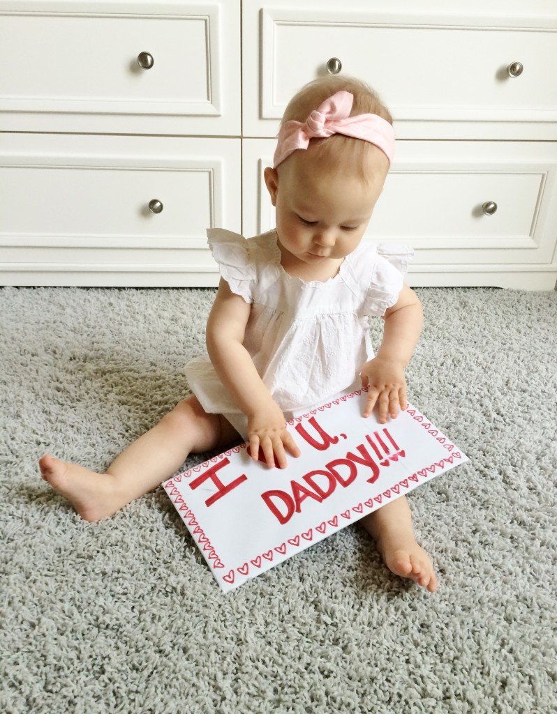 A quick Father's Day message from Harper to her dad...