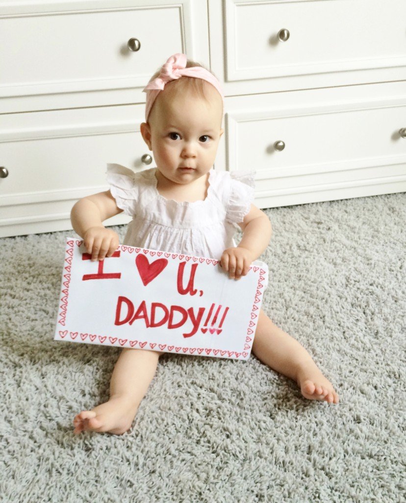 A quick Father's Day message from Harper to her dad...