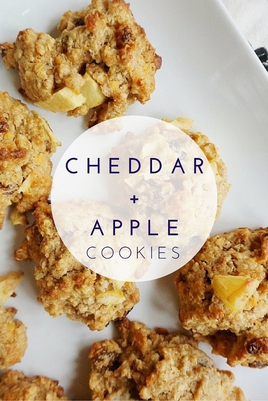 Recipes: cheddar and apple cookies