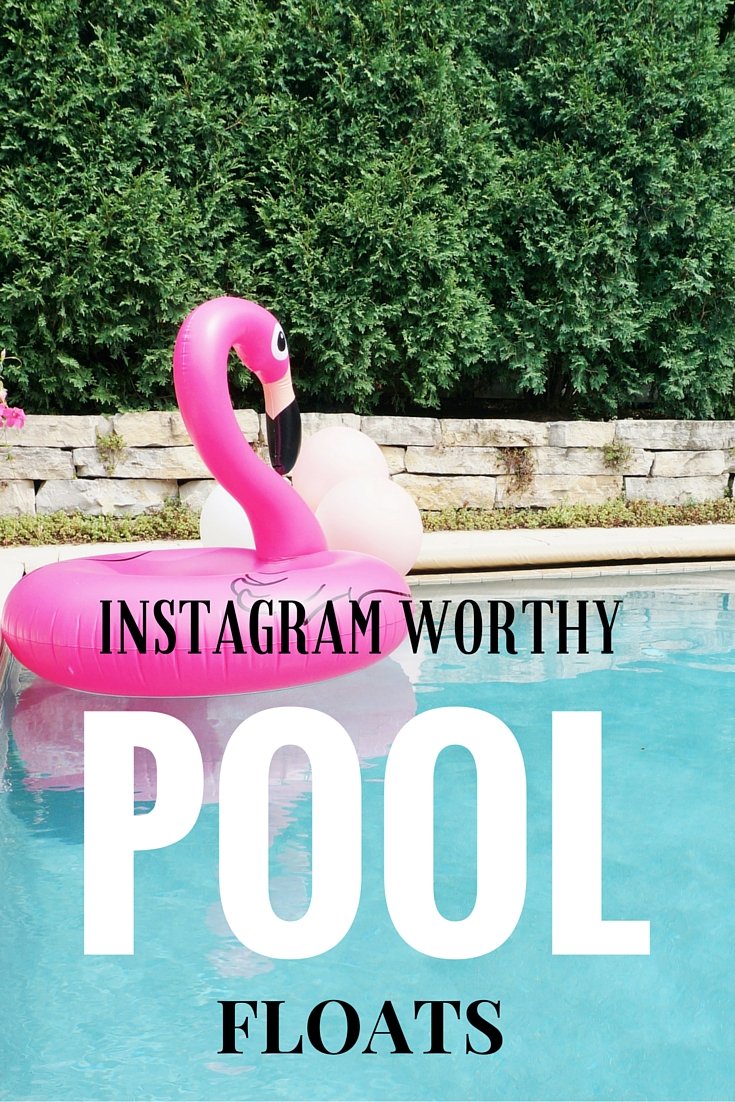 Instagram worthy pool floats
