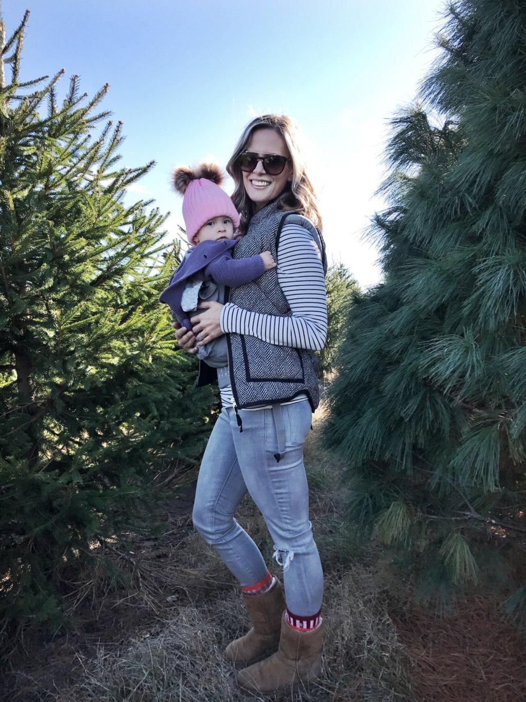 Holiday traditions, mismatched socks at the Christmas tree farm