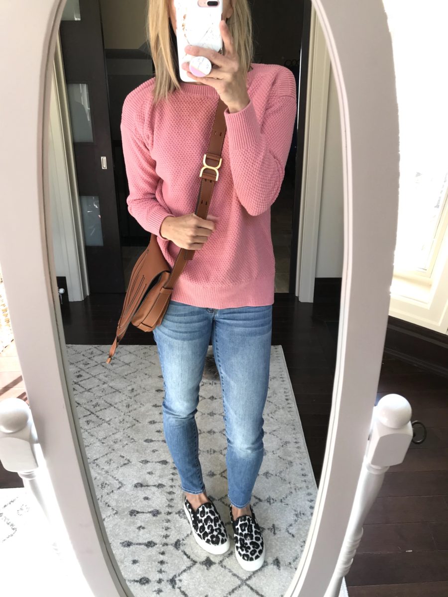 What's new in my closet, sweater and jeans