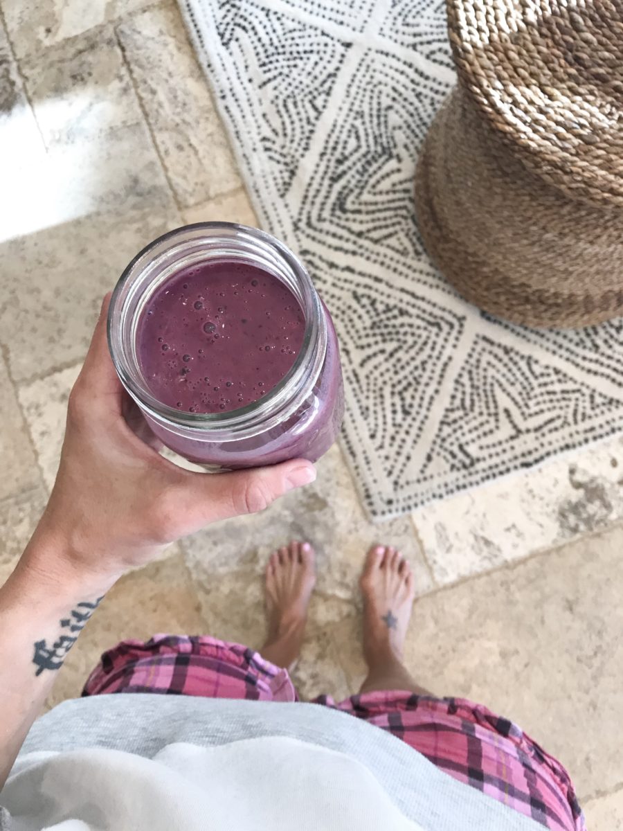 3 day food diary--smoothie