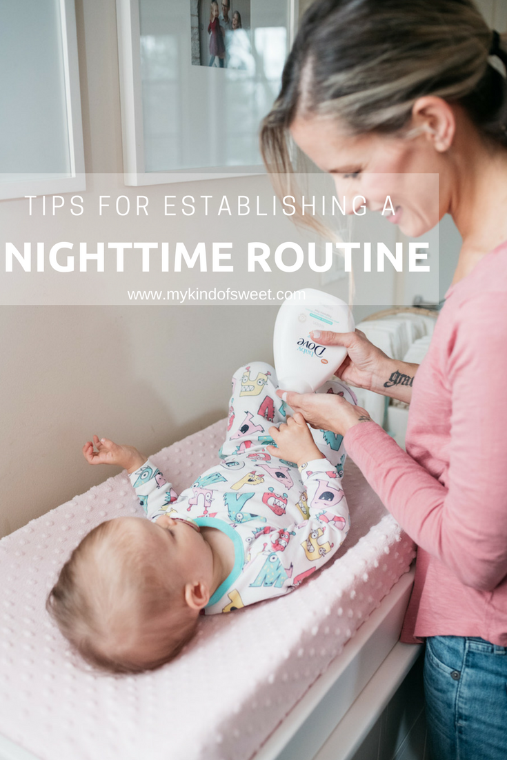 Tips for establishing a nighttime routine