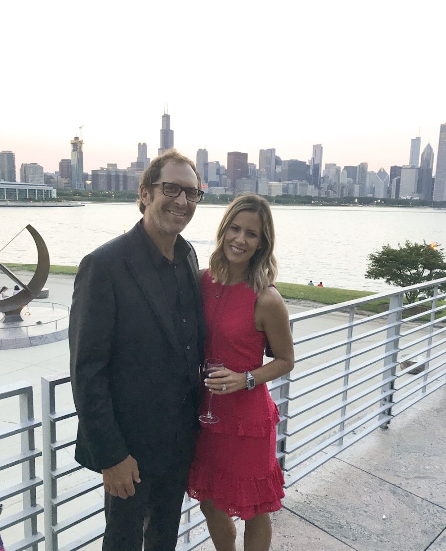 What I wore, weekend in Chicago: pink dress and the Mister