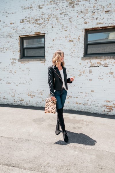 3 Ways To Style A Moto Jacket - my kind of sweet