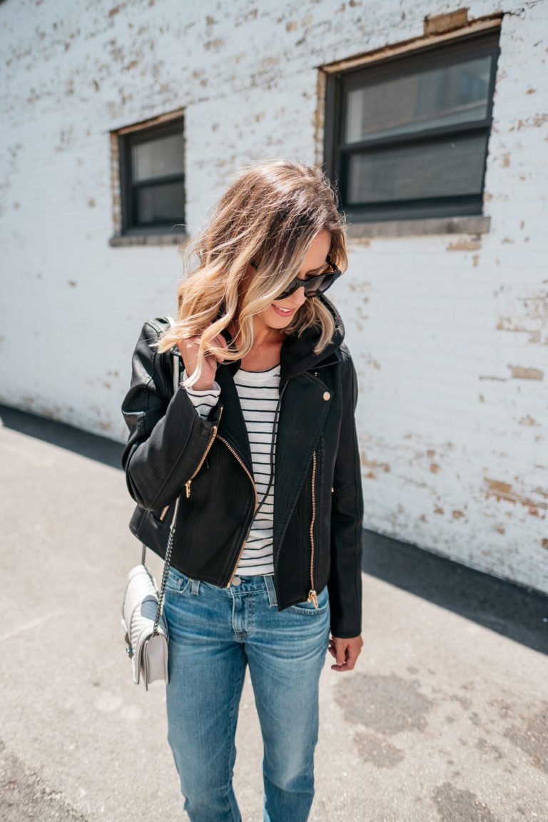 3 Ways To Style A Moto Jacket - My Kind of Sweet
