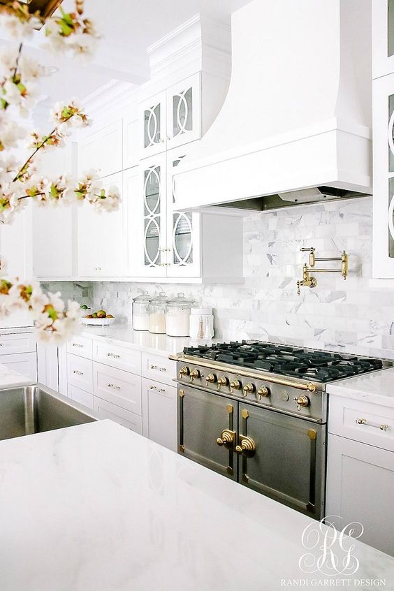 Kitchen remodel inspiration, white cabinets