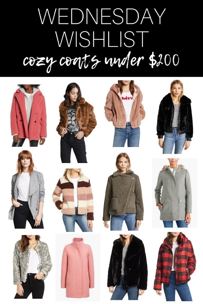 Cozy coats under $200