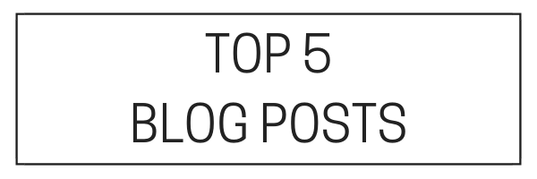 Sweet Edit, top 5 blog posts