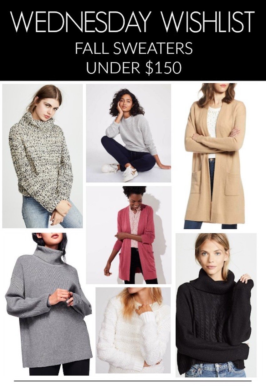 Fall sweaters under $150