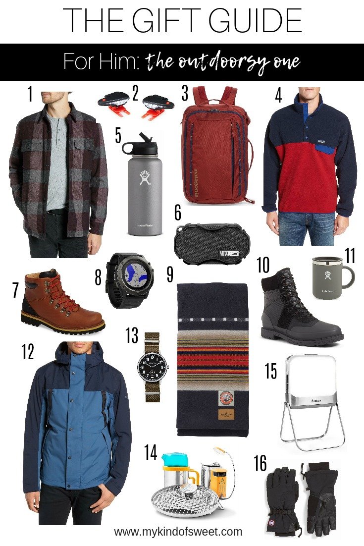 The gift guide for him, the outdoorsy one
