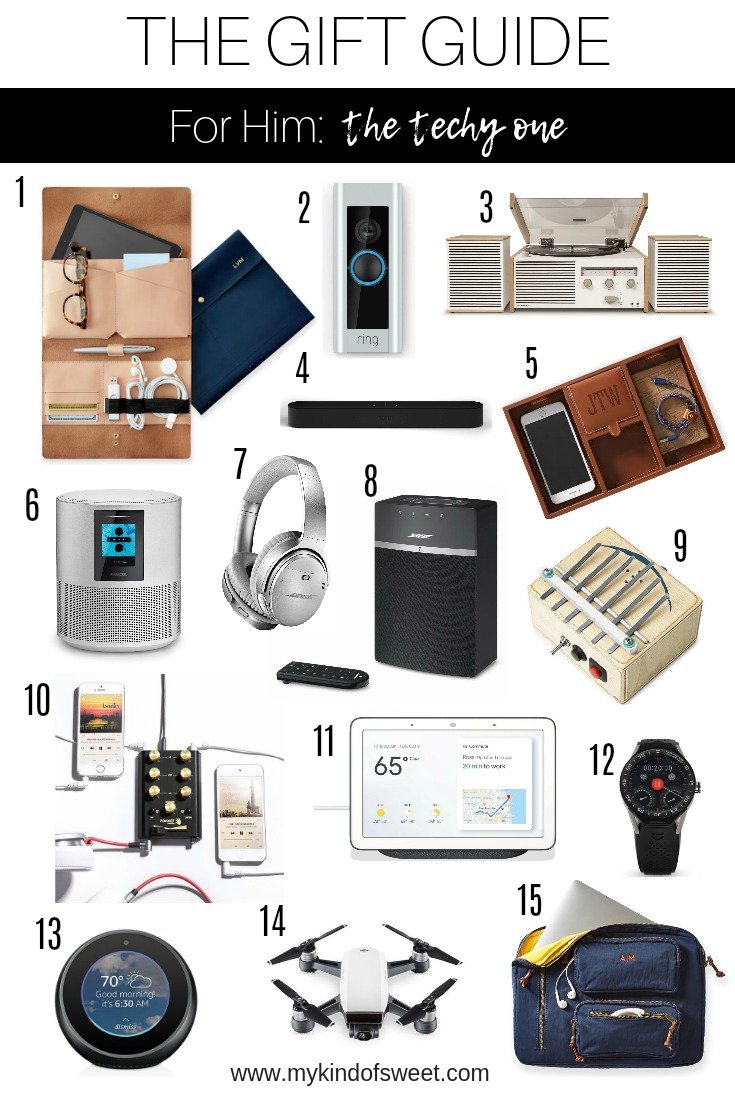 The gift guide for him, the techy one
