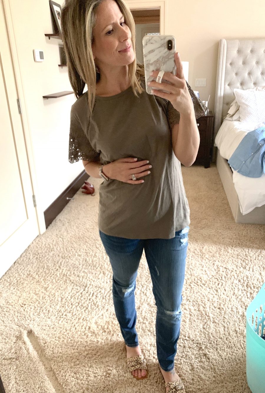 What's new in my closet, tee and denim