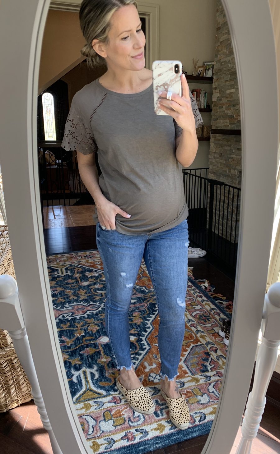 I'm sharing my go-to sites for shopping for maternity clothes that are affordable, trendy, and comfortable for getting through pregnancy! 