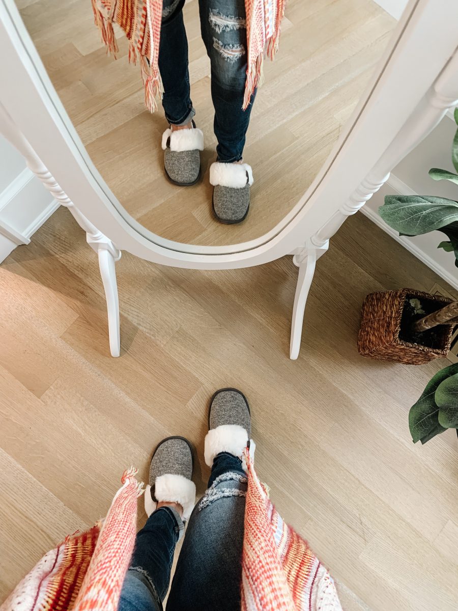 September Amazon Fashion Haul, memory foam slippers