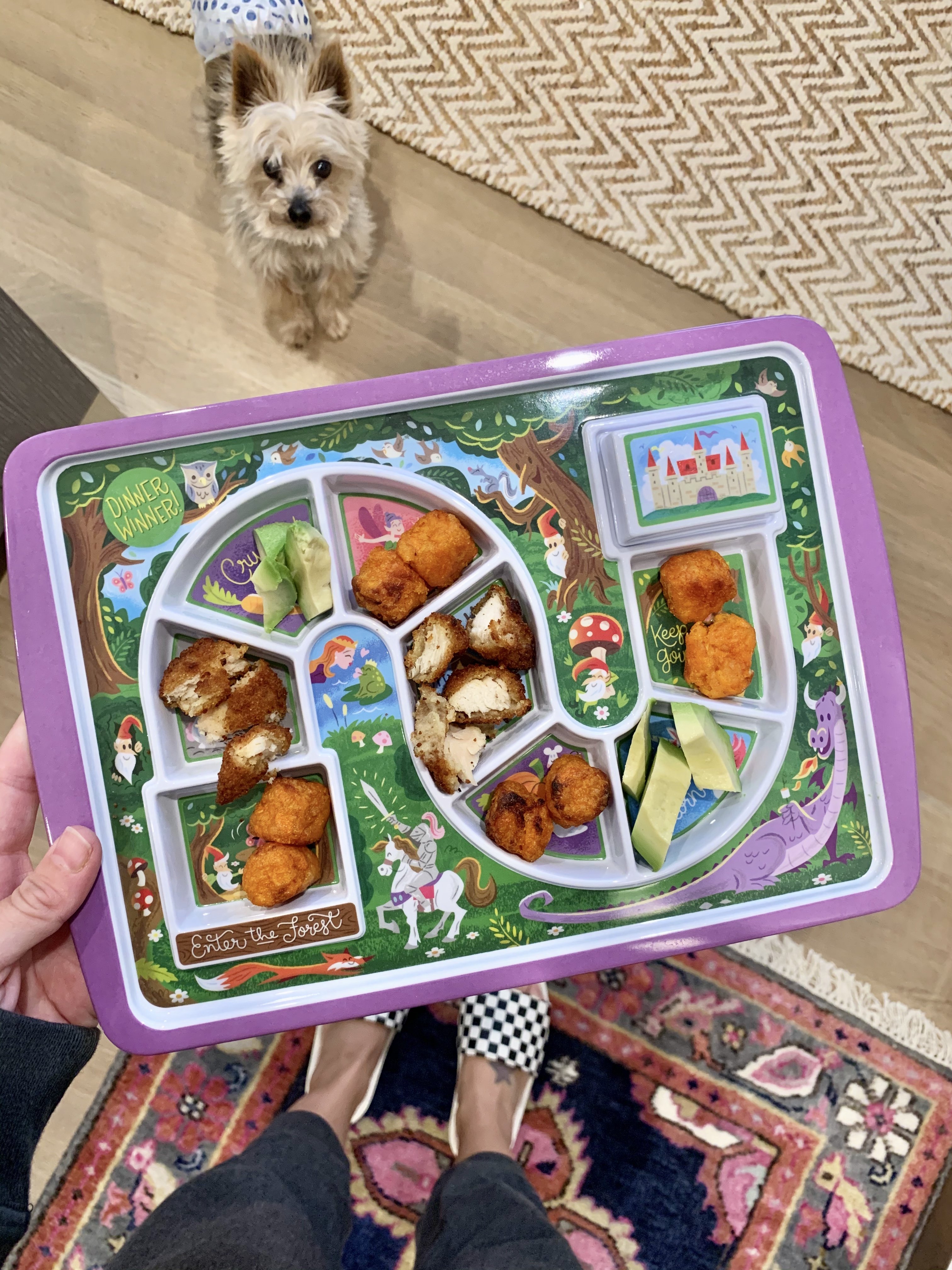 The Friday Five, kids' dinner tray