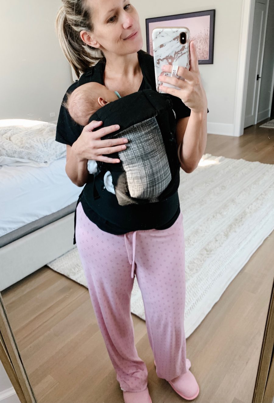 Baby Gray Tula carrier