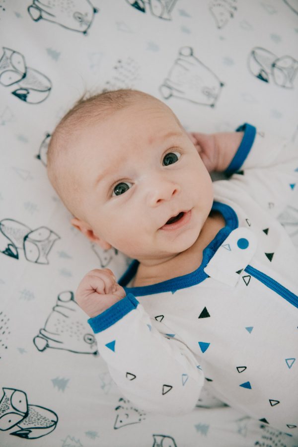 I'm partnering with Walmart to share a 3 month Baby Gray update of his milestones, breastfeeding, sleep, and crib bedding. 