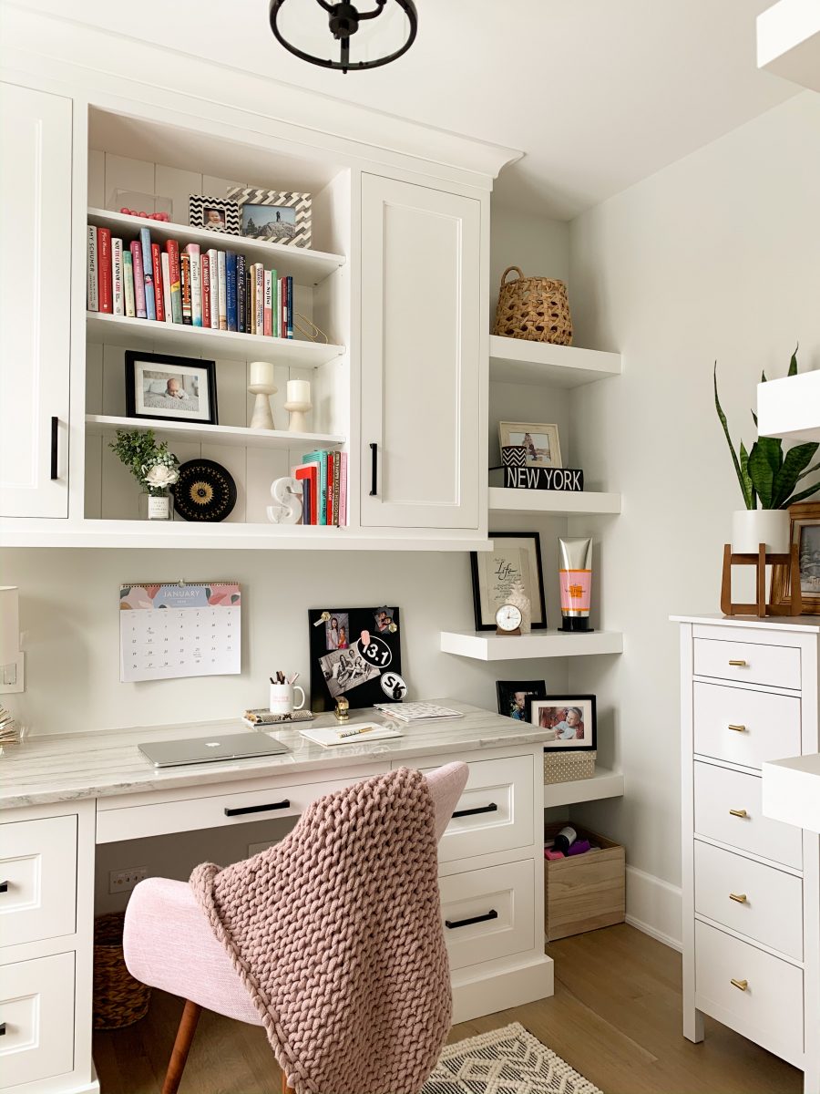 I'm taking you inside my favorite room in the house... the home office. Complete with built in storage, book shelves, organization, and decor
