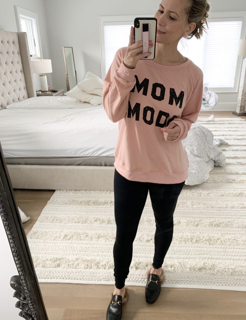 I'm sharing a roundup of outfit ideas from my camera roll for when you don't feel like getting dressed, all are postpartum friendly. 