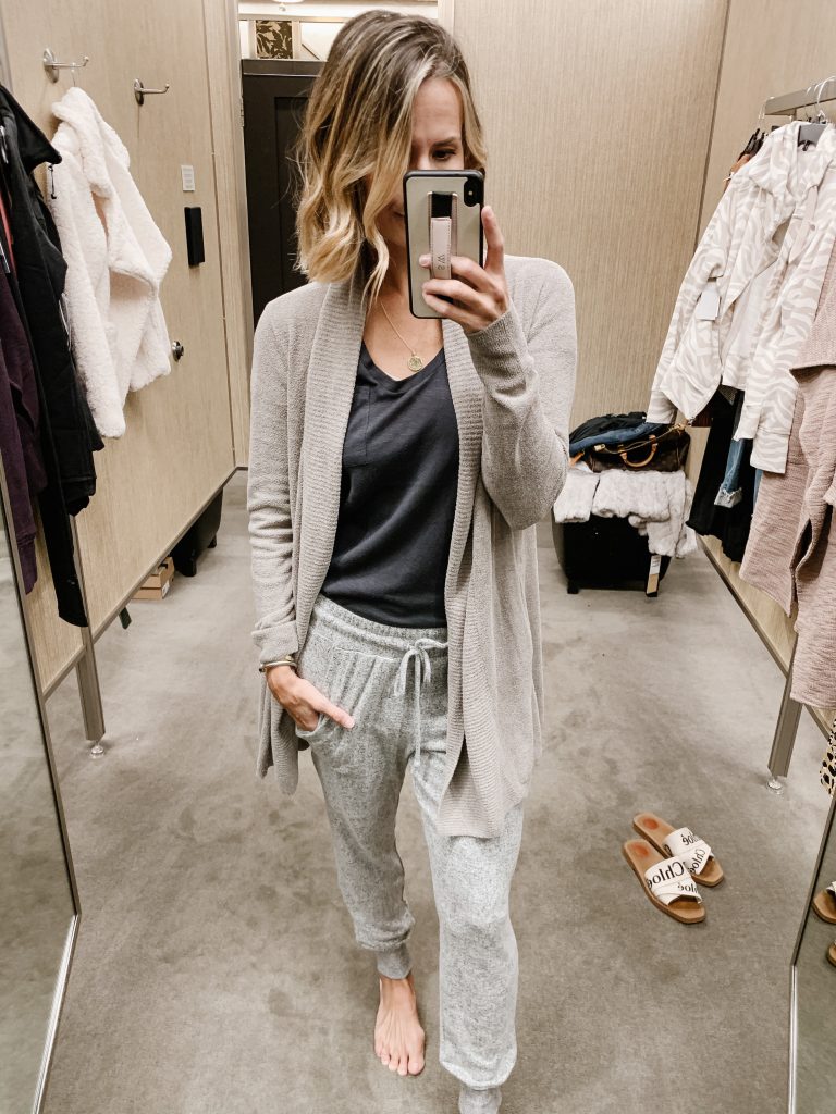 Nordstrom Anniversary Sale try on, cozy joggers and tee