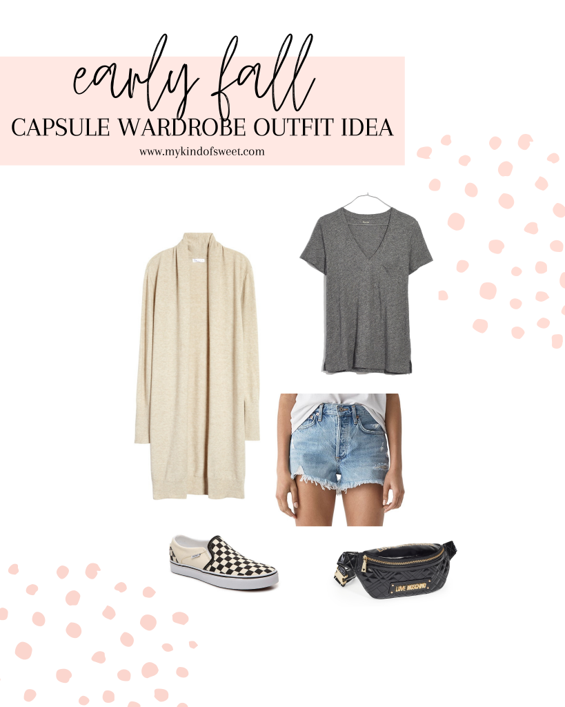 Easy fall capsule wardrobe outfit idea