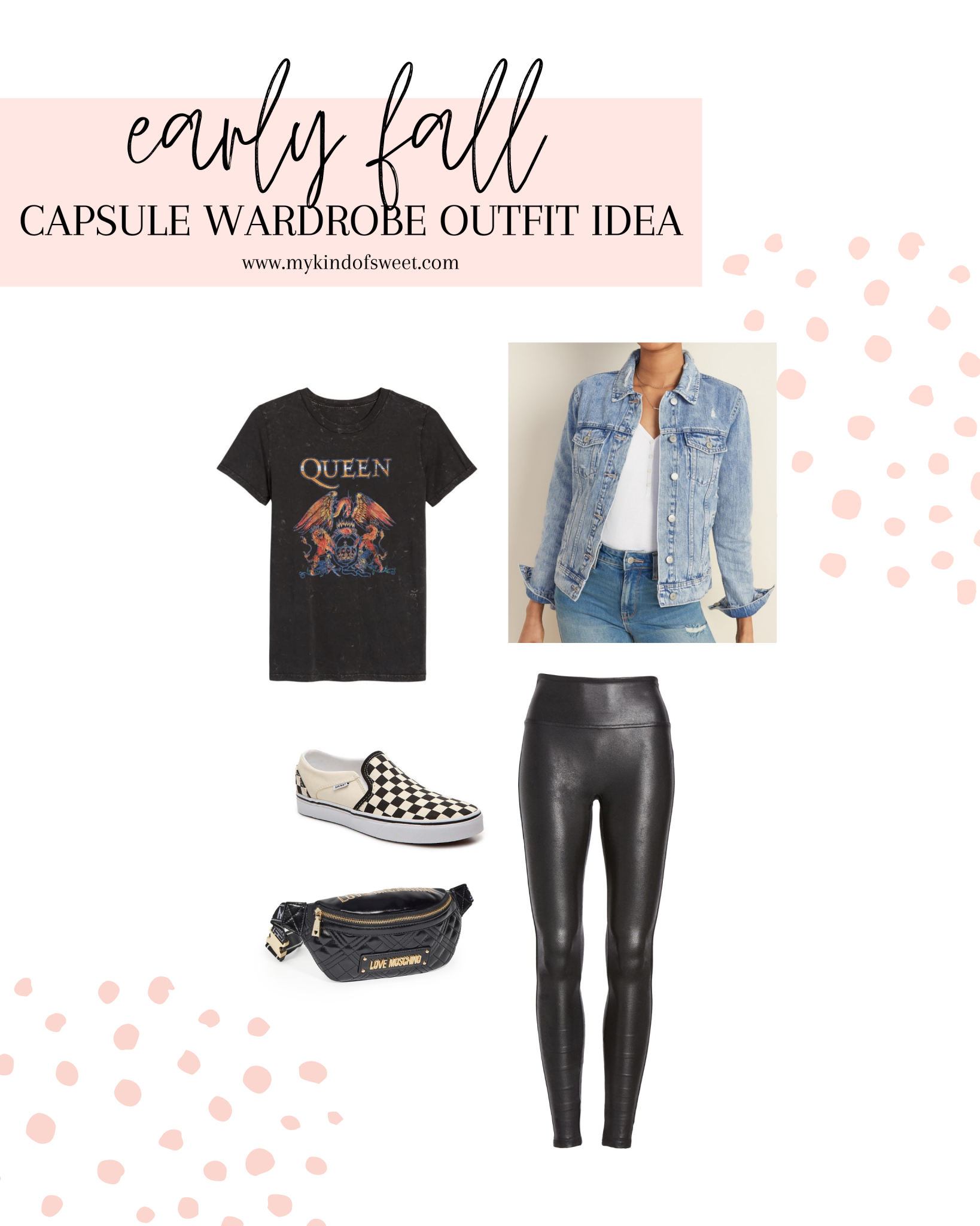 Early Fall Capsule Wardrobe + Outfit Ideas - My Kind of Sweet