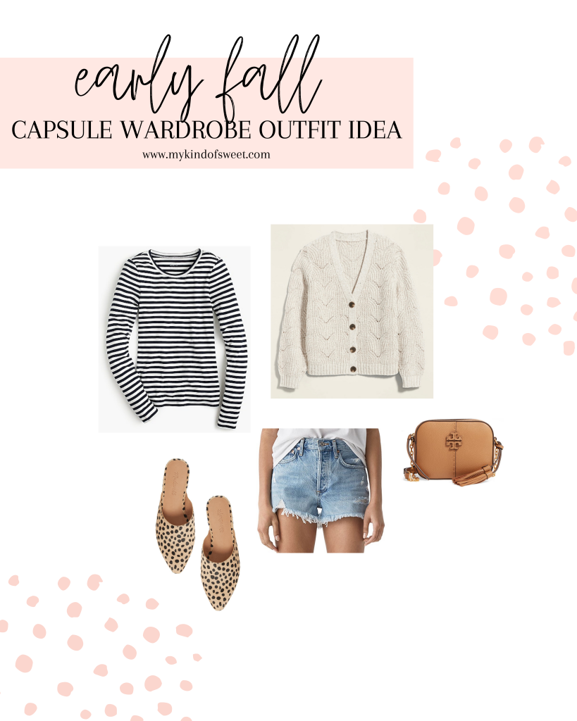 Easy fall capsule wardrobe outfit idea