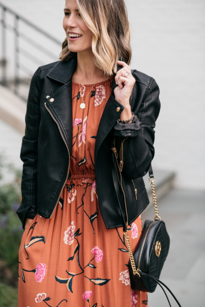 Floral Maxi Dress | Fall Style Under $30 - My Kind of Sweet