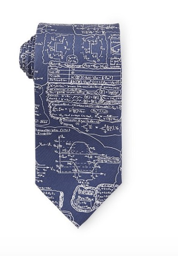 Teacher Gift Guie: MATH FORMULAS TIE | I could totally see my high school Pre-Calculus teacher sporting this tie.