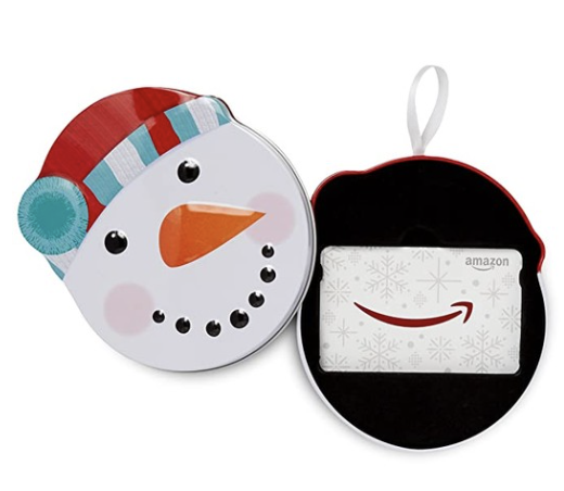 Teacher Gift Guide: AMAZON GIFT CARD IN A HOLIDAY GIFT BOX | When in doubt, go for an Amazon gift card. Most teachers have to buy a lot of their own supplies. 