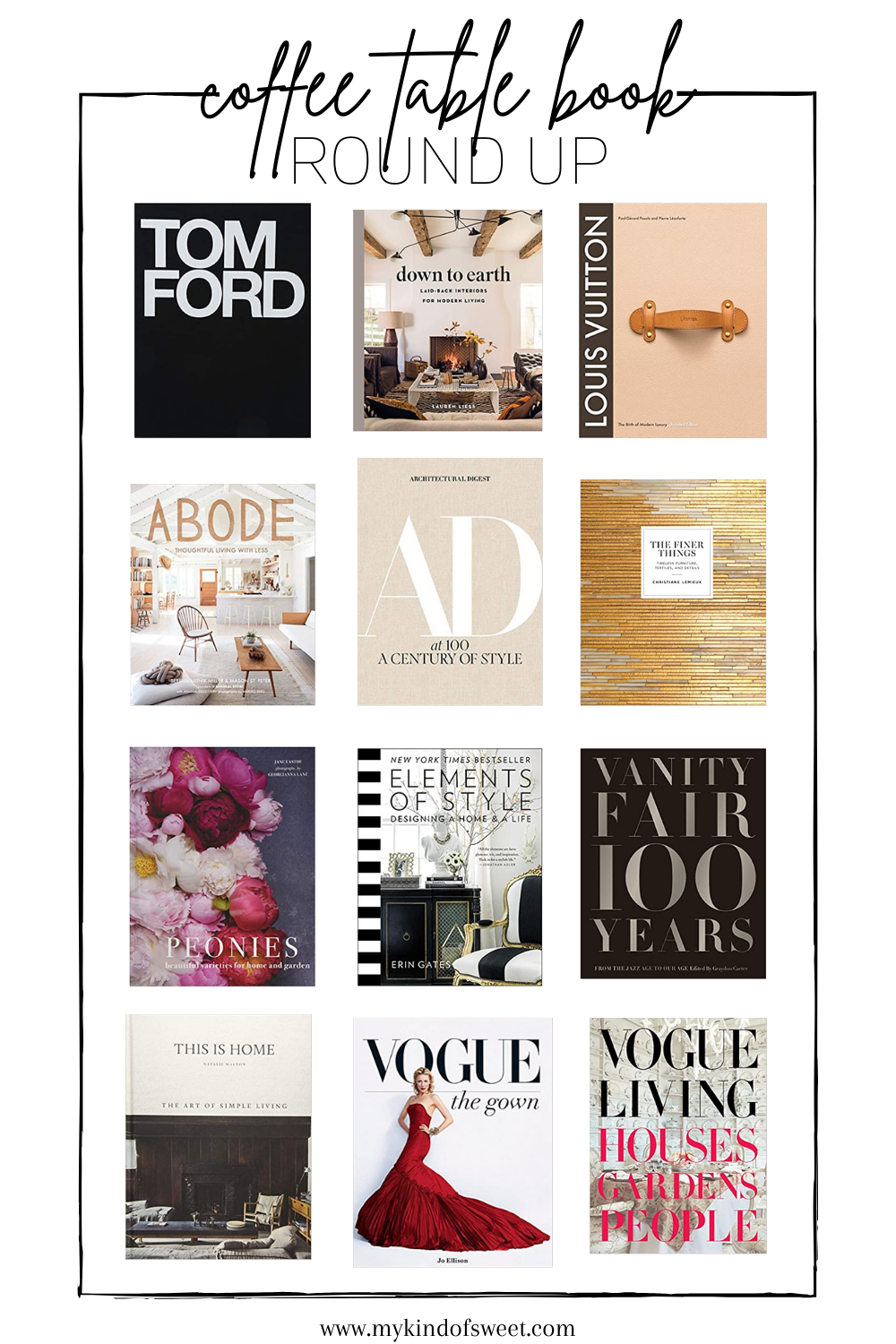 Coffee Table Book Round Up