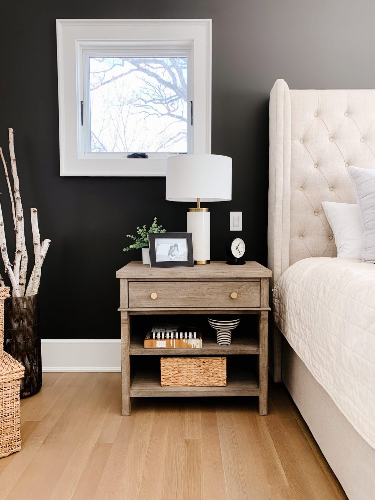 How to style a nightstand 