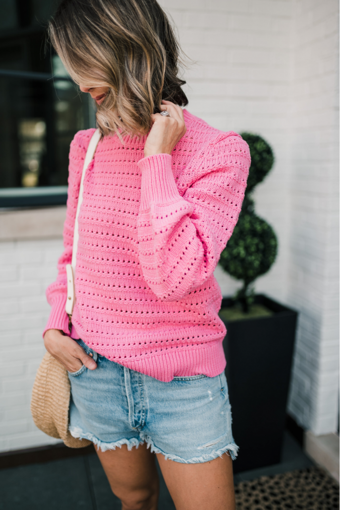 Pointelle Sweater + Celebrating Life