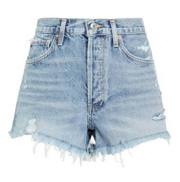Summer capsule wardrobe, denim shorts