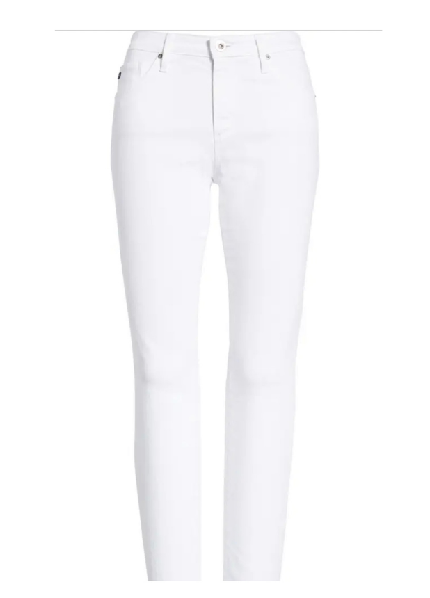 Summer capsule wardrobe, ankle white jeans