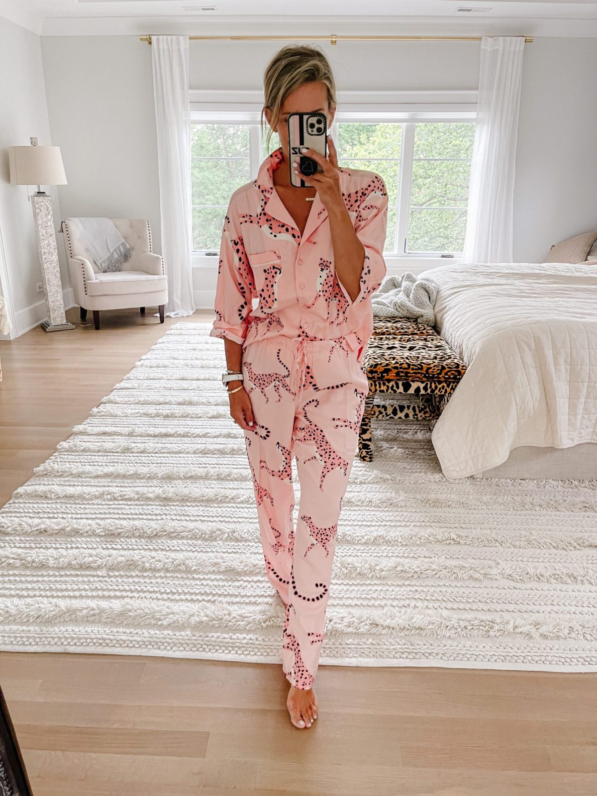 Sweet Edit, Pink leopard pajama set