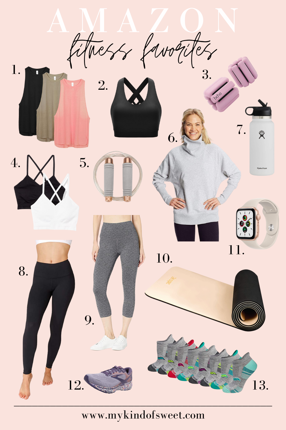 Activewear + fitness favorites from Amazon