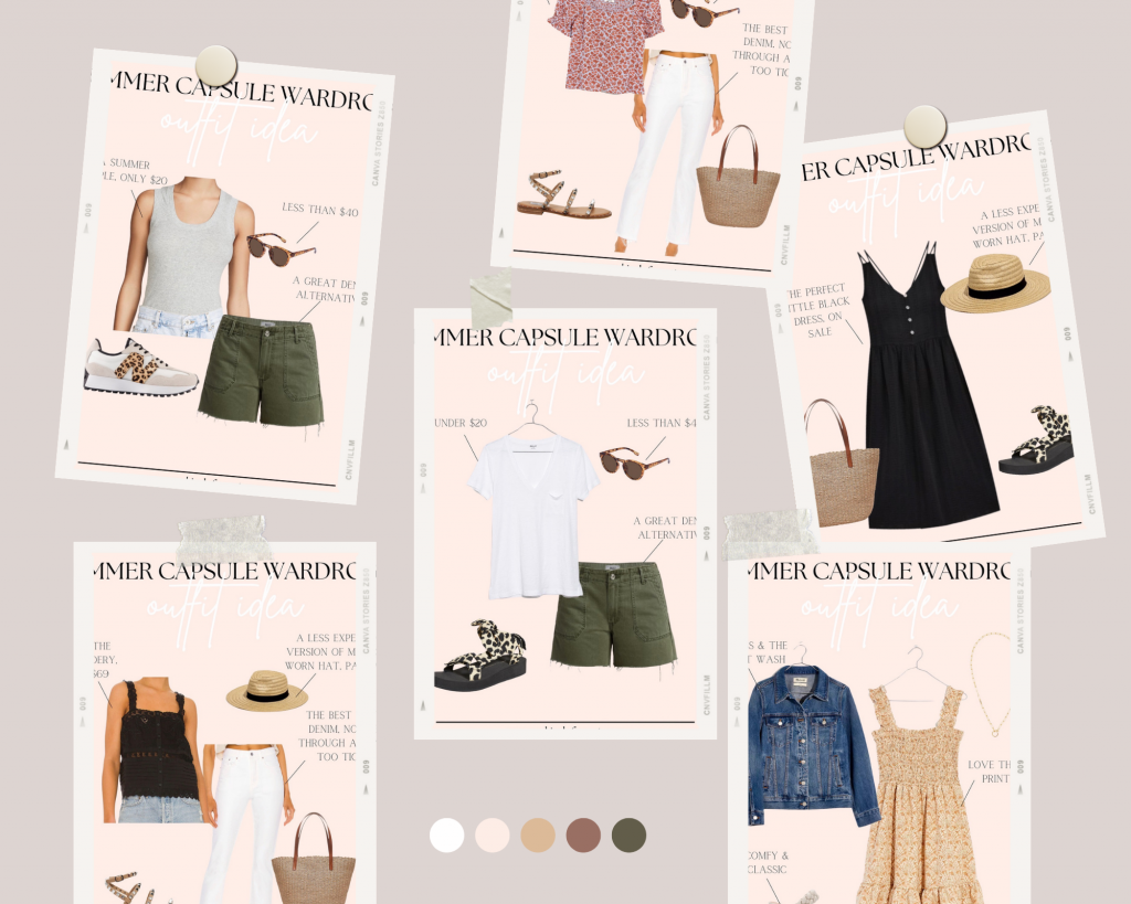 Summer capsule wardrobe outfit ideas