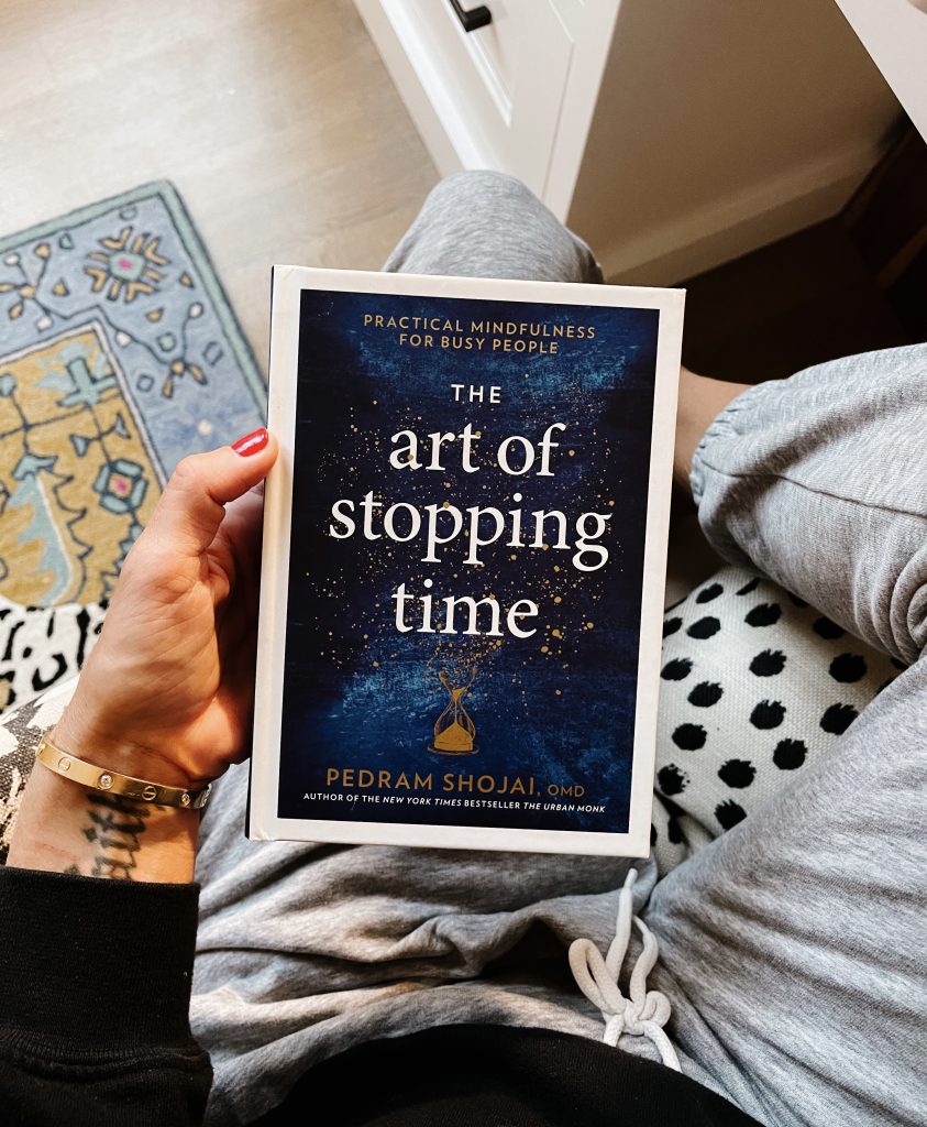 The e-book, The Art of Stopping Time, on a Kindle. 