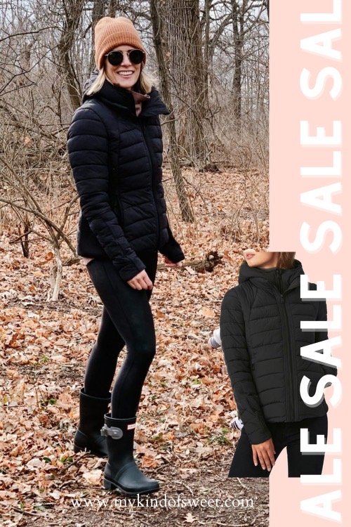 Suzanne's puffer coat on sale