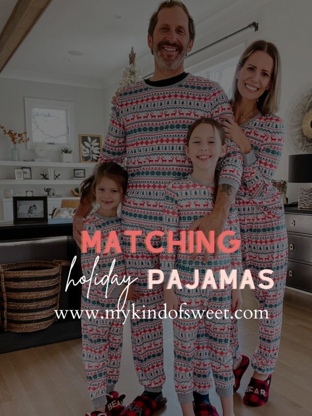 Matching Holiday Pajamas For The Family