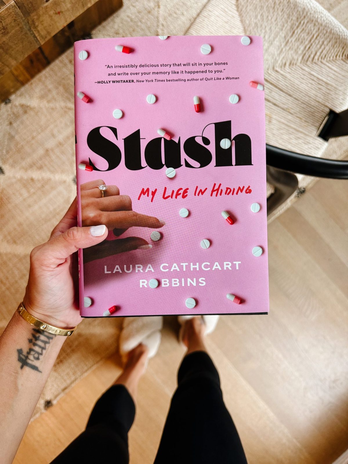 The book, Stash: My Life in Hiding