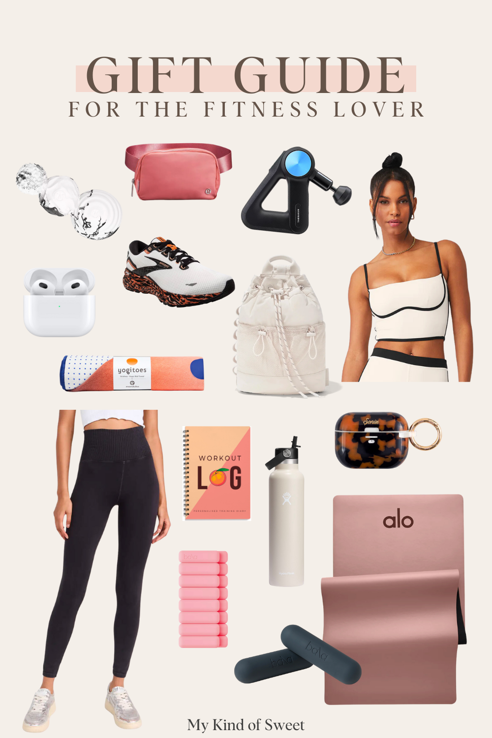 Holiday Gift Guide  For the Fitness Lover - My Kind of Sweet